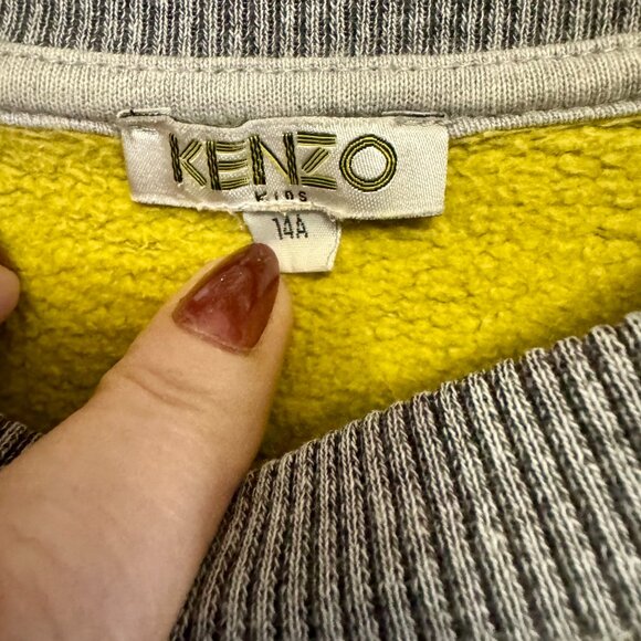 Kenzo Paris Tiger Sweatshirt Grey Crewneck Size XS or 14A (kids) - Picture 5 of 8
